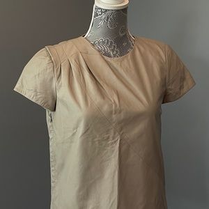 Authentic J. Crew Leather Blouse